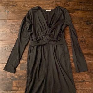 PinkBlush Jersey Suede Dress